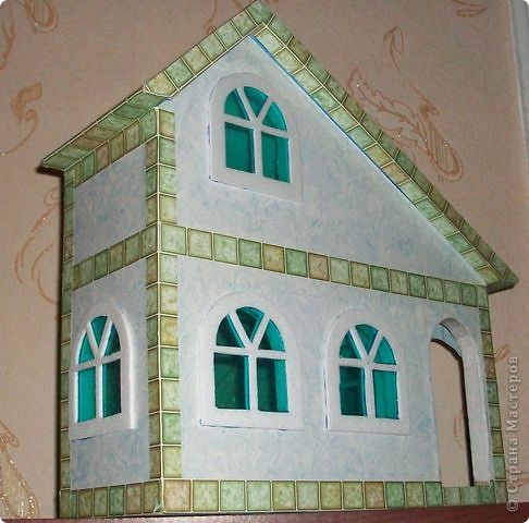 Мастер-класс Моделирование конструирование Маленький домик фото 38