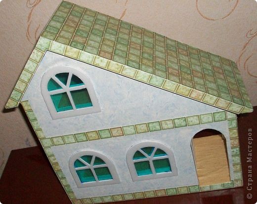 Мастер-класс Моделирование конструирование Маленький домик фото 40