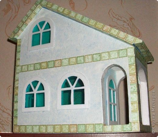 Мастер-класс Моделирование конструирование Маленький домик фото 41