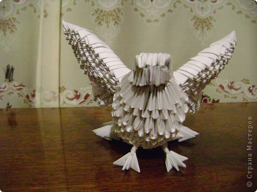 Мастер-класс Оригами китайское модульное Моя голубка авторская работа +МК Бумага фото 3