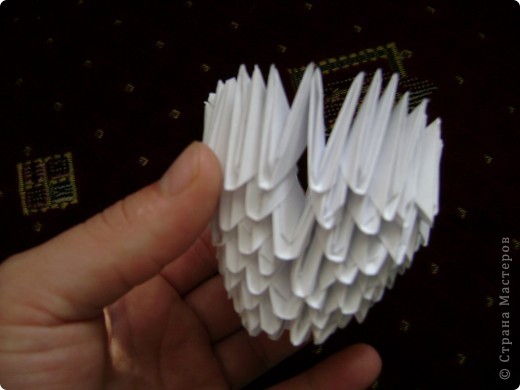 Мастер-класс Оригами китайское модульное Моя голубка авторская работа +МК Бумага фото 8