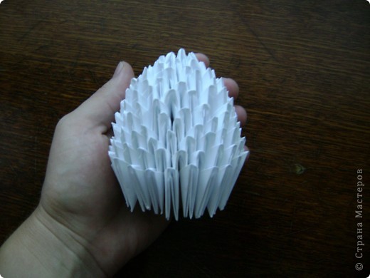 Мастер-класс Оригами китайское модульное Моя голубка авторская работа +МК Бумага фото 10