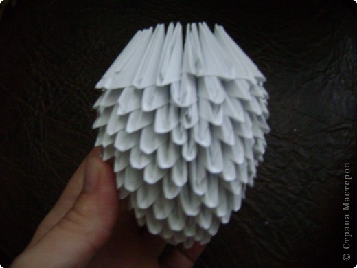 Мастер-класс Оригами китайское модульное Моя голубка авторская работа +МК Бумага фото 12