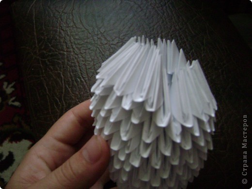 Мастер-класс Оригами китайское модульное Моя голубка авторская работа +МК Бумага фото 14