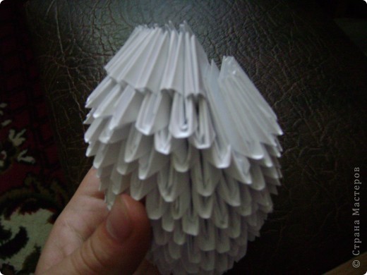 Мастер-класс Оригами китайское модульное Моя голубка авторская работа +МК Бумага фото 15