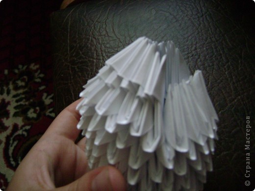Мастер-класс Оригами китайское модульное Моя голубка авторская работа +МК Бумага фото 17
