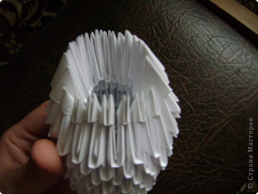 Мастер-класс Оригами китайское модульное Моя голубка авторская работа +МК Бумага фото 19