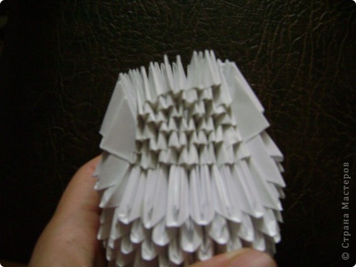 Мастер-класс Оригами китайское модульное Моя голубка авторская работа +МК Бумага фото 23