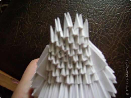Мастер-класс Оригами китайское модульное Моя голубка авторская работа +МК Бумага фото 26