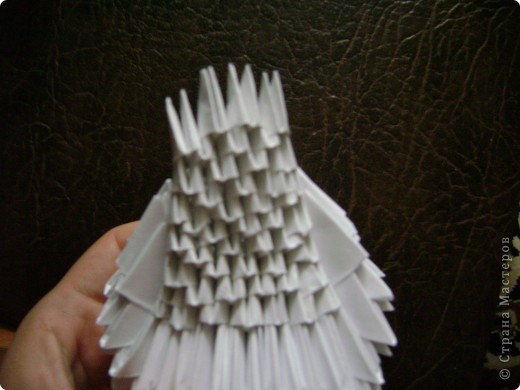 Мастер-класс Оригами китайское модульное Моя голубка авторская работа +МК Бумага фото 27