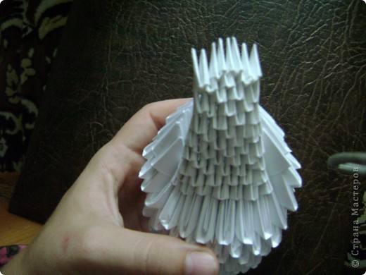 Мастер-класс Оригами китайское модульное Моя голубка авторская работа +МК Бумага фото 29