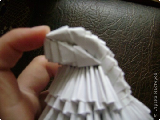 Мастер-класс Оригами китайское модульное Моя голубка авторская работа +МК Бумага фото 32