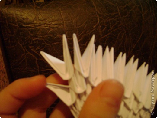Мастер-класс Оригами китайское модульное Моя голубка авторская работа +МК Бумага фото 39