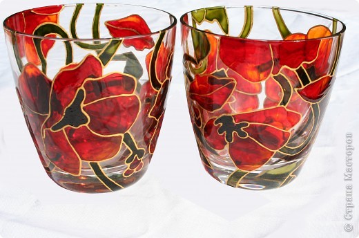 Посуда для росписи по стеклу Посуда для росписи по стеклу