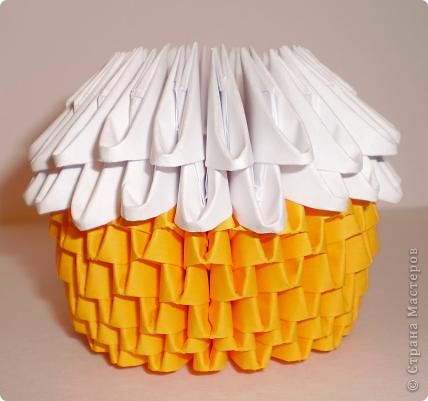 Мастер-класс Оригами китайское модульное Фруктово-ягодные пироженки к чаю Бумага фото 15
