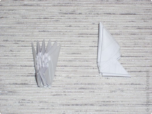 Мастер-класс Поделка изделие Оригами китайское модульное Кот Рыжик Бумага фото 9