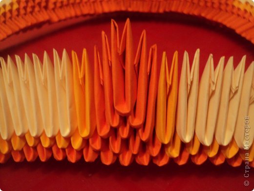 Мастер-класс Поделка изделие Оригами китайское модульное МК Апельсиновые фантазии Бумага фото 7