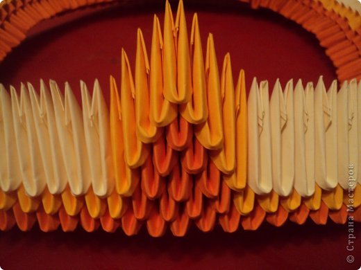 Мастер-класс Поделка изделие Оригами китайское модульное МК Апельсиновые фантазии Бумага фото 8
