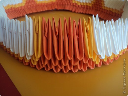 Мастер-класс Поделка изделие Оригами китайское модульное МК Апельсиновые фантазии Бумага фото 11