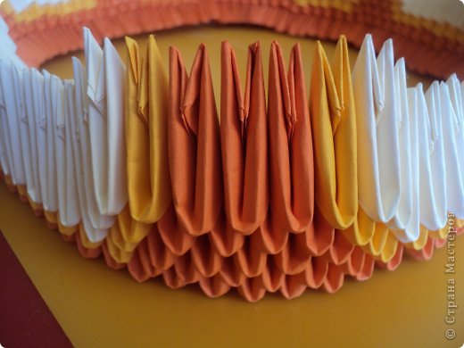 Мастер-класс Поделка изделие Оригами китайское модульное МК Апельсиновые фантазии Бумага фото 12