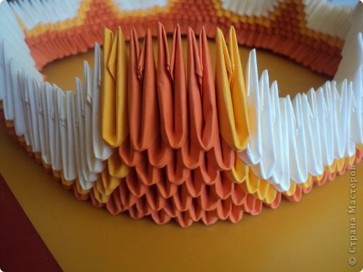 Мастер-класс Поделка изделие Оригами китайское модульное МК Апельсиновые фантазии Бумага фото 14