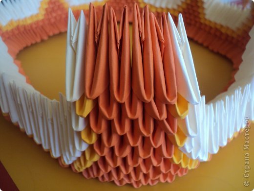 Мастер-класс Поделка изделие Оригами китайское модульное МК Апельсиновые фантазии Бумага фото 17