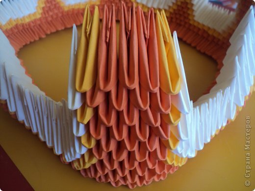 Мастер-класс Поделка изделие Оригами китайское модульное МК Апельсиновые фантазии Бумага фото 18