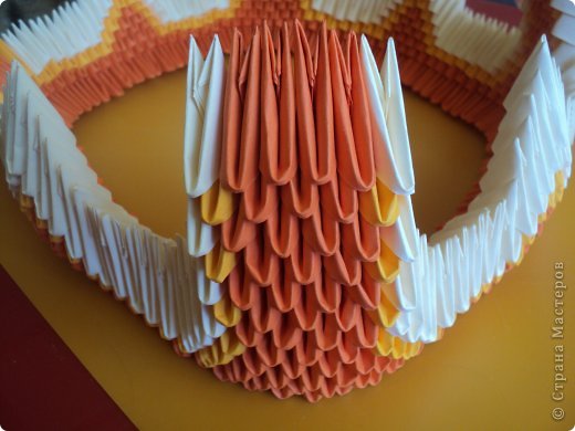 Мастер-класс Поделка изделие Оригами китайское модульное МК Апельсиновые фантазии Бумага фото 19