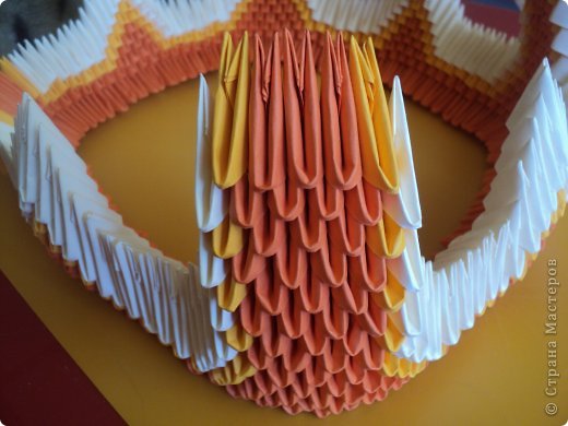 Мастер-класс Поделка изделие Оригами китайское модульное МК Апельсиновые фантазии Бумага фото 20