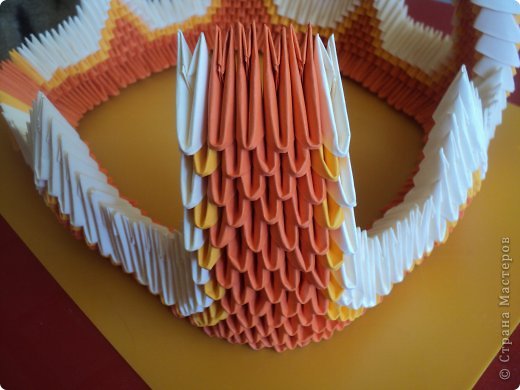 Мастер-класс Поделка изделие Оригами китайское модульное МК Апельсиновые фантазии Бумага фото 21