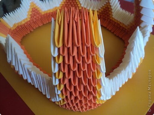 Мастер-класс Поделка изделие Оригами китайское модульное МК Апельсиновые фантазии Бумага фото 22