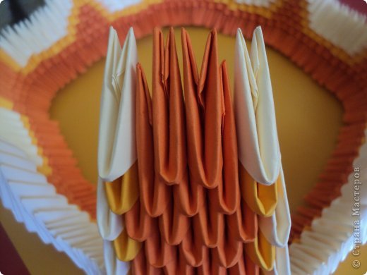 Мастер-класс Поделка изделие Оригами китайское модульное МК Апельсиновые фантазии Бумага фото 23