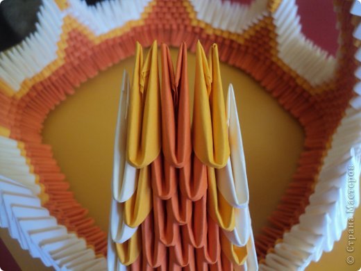 Мастер-класс Поделка изделие Оригами китайское модульное МК Апельсиновые фантазии Бумага фото 26