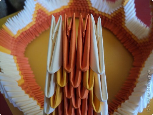 Мастер-класс Поделка изделие Оригами китайское модульное МК Апельсиновые фантазии Бумага фото 27