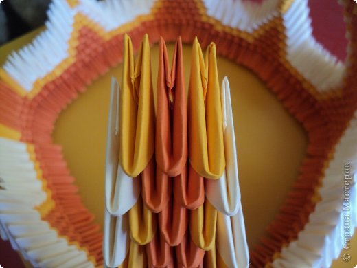 Мастер-класс Поделка изделие Оригами китайское модульное МК Апельсиновые фантазии Бумага фото 28