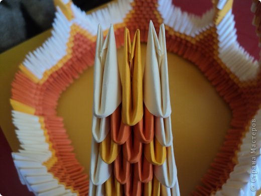 Мастер-класс Поделка изделие Оригами китайское модульное МК Апельсиновые фантазии Бумага фото 30