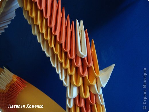 Мастер-класс Поделка изделие Оригами китайское модульное МК Апельсиновые фантазии Бумага фото 38