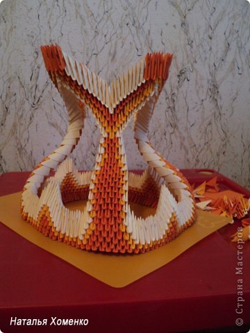 Мастер-класс Поделка изделие Оригами китайское модульное МК Апельсиновые фантазии Бумага фото 42