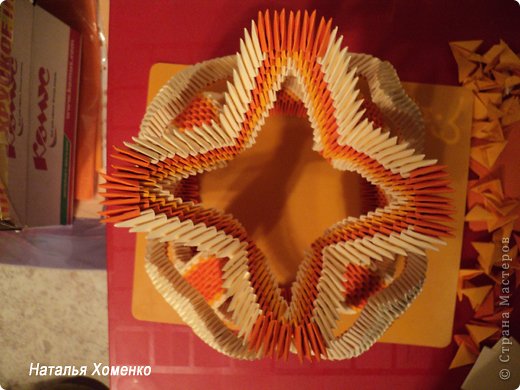 Мастер-класс Поделка изделие Оригами китайское модульное МК Апельсиновые фантазии Бумага фото 49
