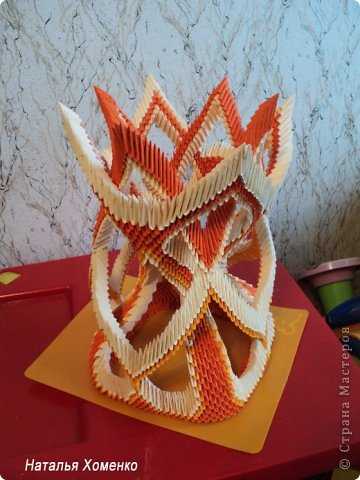 Мастер-класс Поделка изделие Оригами китайское модульное МК Апельсиновые фантазии Бумага фото 57