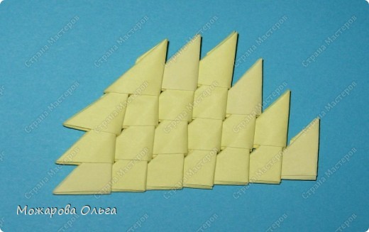 Мастер-класс Поделки для мальчиков Оригами китайское модульное МК самолёт Бумага фото 20