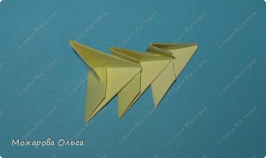 Мастер-класс Поделки для мальчиков Оригами китайское модульное МК самолёт Бумага фото 13