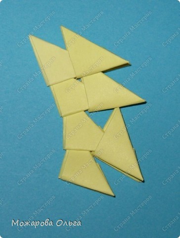 Мастер-класс Поделки для мальчиков Оригами китайское модульное МК самолёт Бумага фото 16