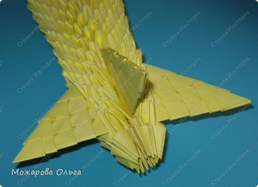 Мастер-класс Поделки для мальчиков Оригами китайское модульное МК самолёт Бумага фото 26