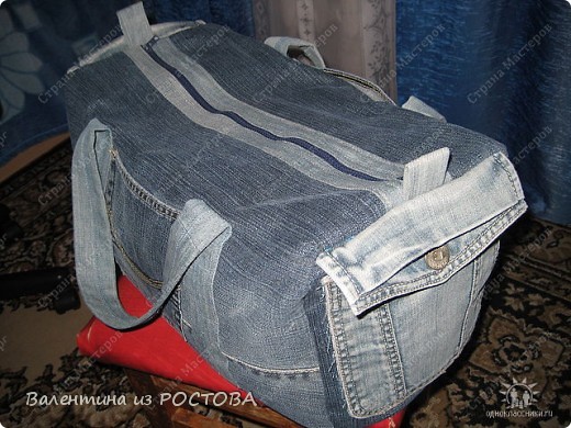 Выкройка тканевая дорожная сумка / спортивная сумка