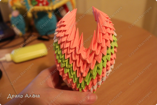 Мастер-класс Поделка изделие Оригами китайское модульное Мастер класс рыбки карпик Бумага фото 21
