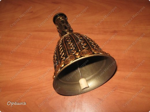 Поделка изделие Бумагопластика Пейп- арт колокольчик Салфетки фото 3