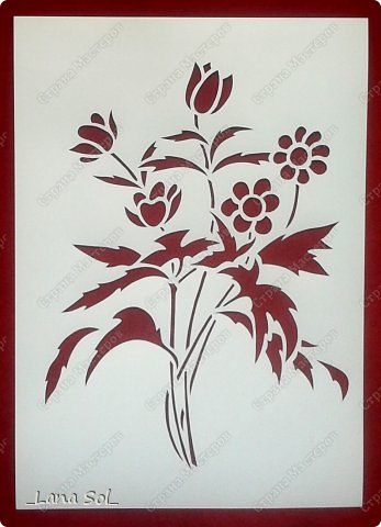 Картина панно рисунок Вырезание Весенний букет Бумага фото 1