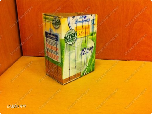 Мастер-класс Плетение МК Коробок из тетрапака Материал бросовый фото 6