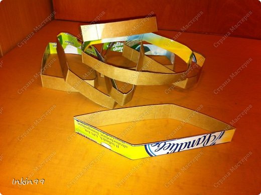 Мастер-класс Плетение МК Коробок из тетрапака Материал бросовый фото 10